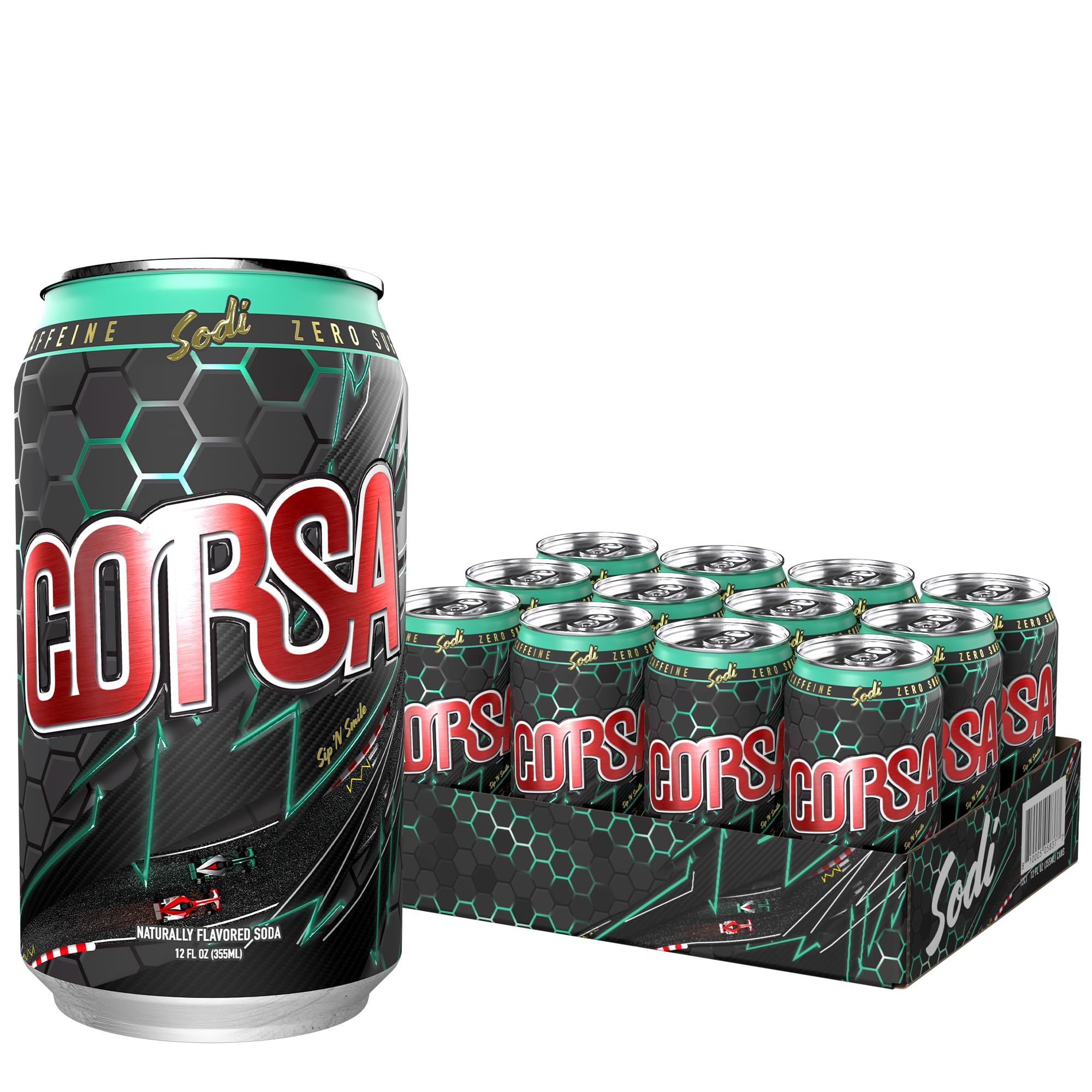 Amazon.com : Sodi | Better For You Sparkling Soda Pop | Corsa